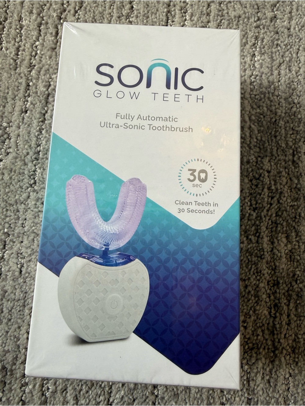 Sonic Glow Teeth Fully Automatic Ultrasonic Toothbrush — Light Purple
